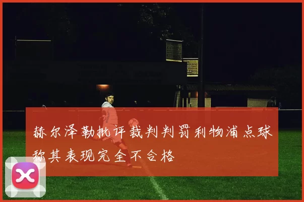 赫尔泽勒批评裁判判罚利物浦点球称其表现完全不合格